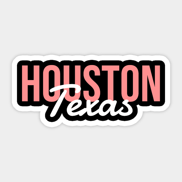 Houston Texas Sticker by Bestseller